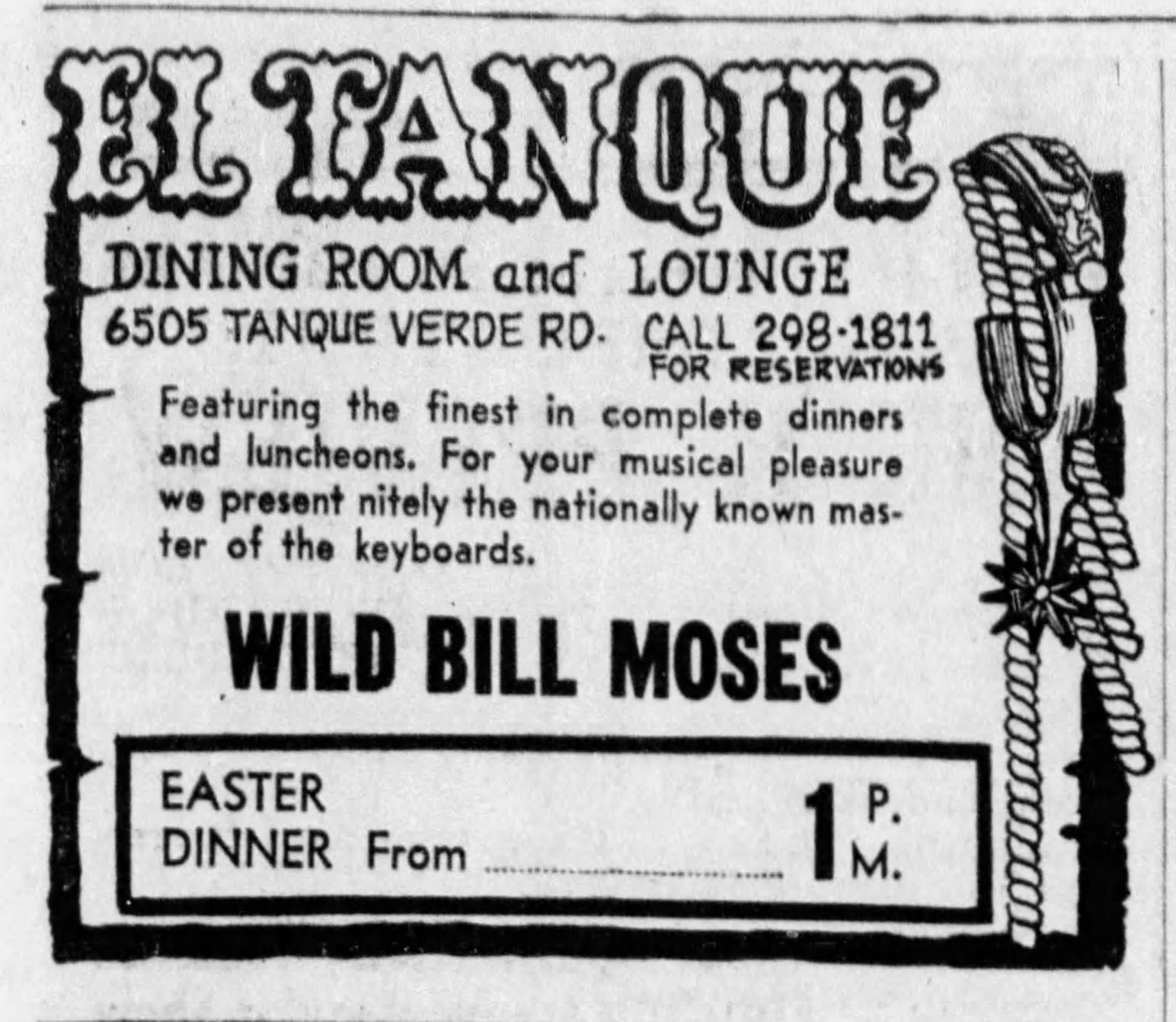 El Tanque Dining Room and Lounge